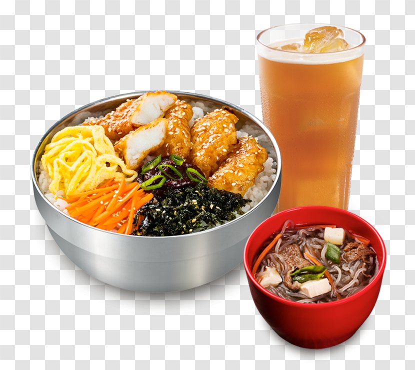 Thai Cuisine Korean Fried Chicken Japanese Bulgogi Lunch - Restaurant - Shrimp Soup Transparent PNG