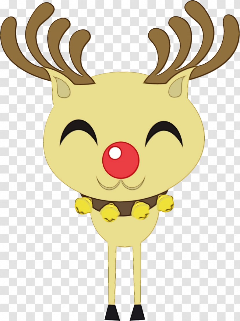 Watercolor Holiday - Fawn Deer Transparent PNG
