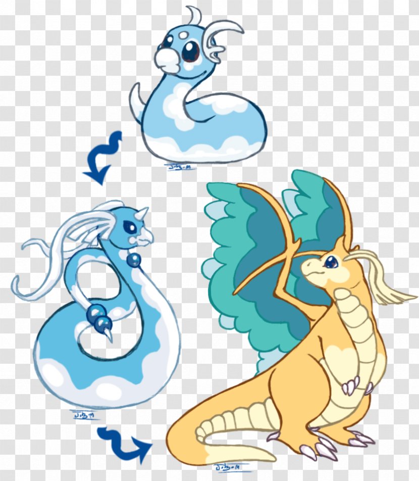 Dratini Swablu Pokédex Dragonite Pokémon - Cartoon - Pokemon Transparent PNG