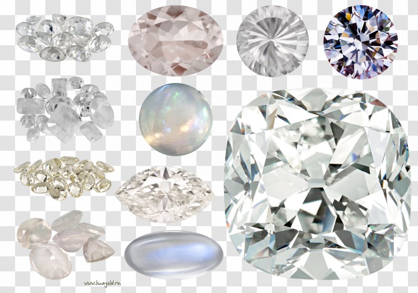 Gemstone Diamond Pearl - Body Jewelry Transparent PNG