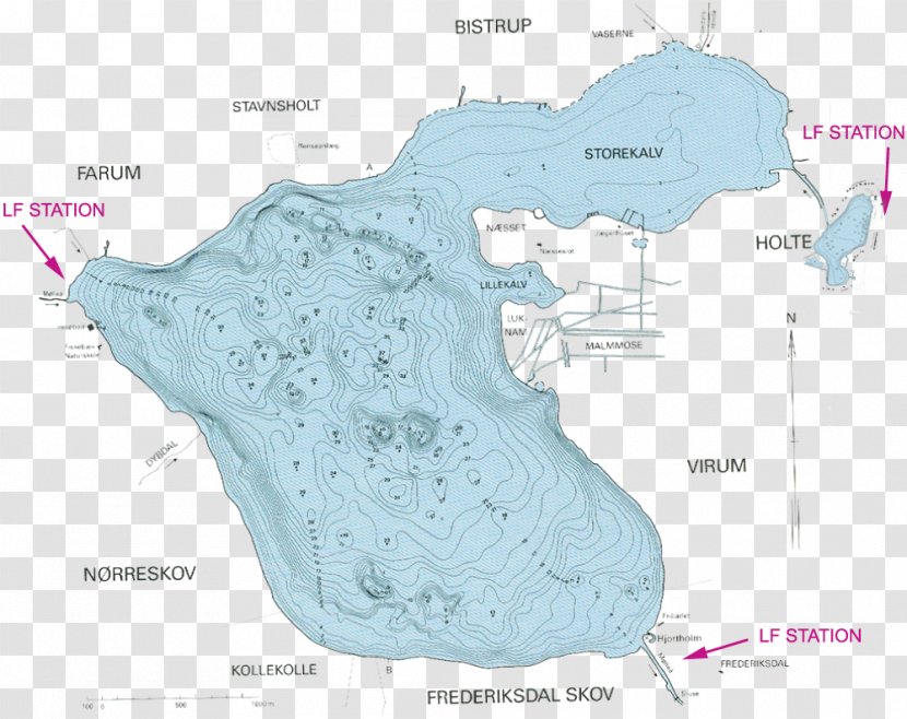 Water Resources Furesø Map Organism - Area Transparent PNG