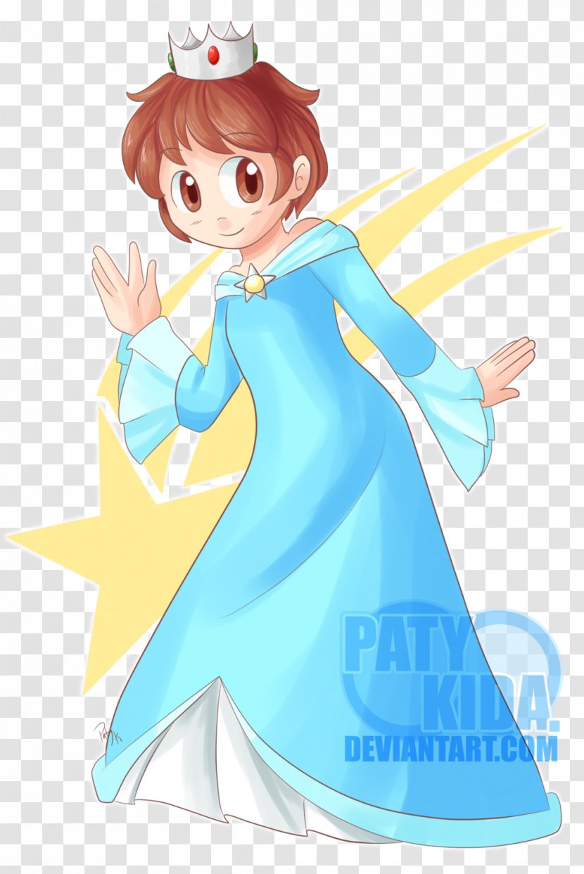 Rosalina Super Mario Galaxy Nintendo Cross-dressing Cosplay - Silhouette Transparent PNG