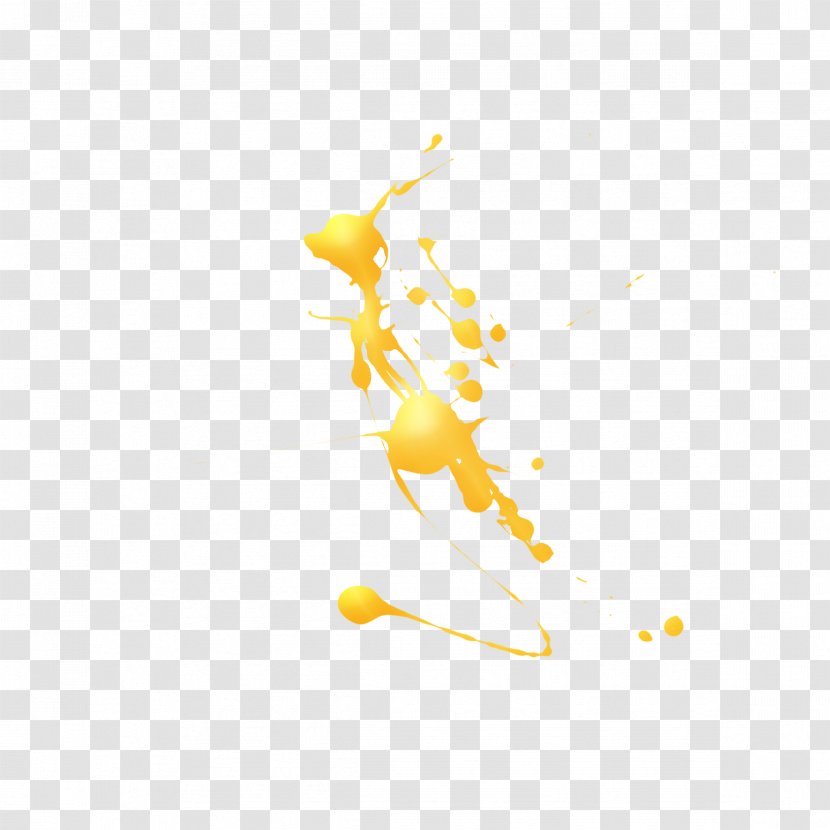 Honey Flowing Download - Watercolor Transparent PNG