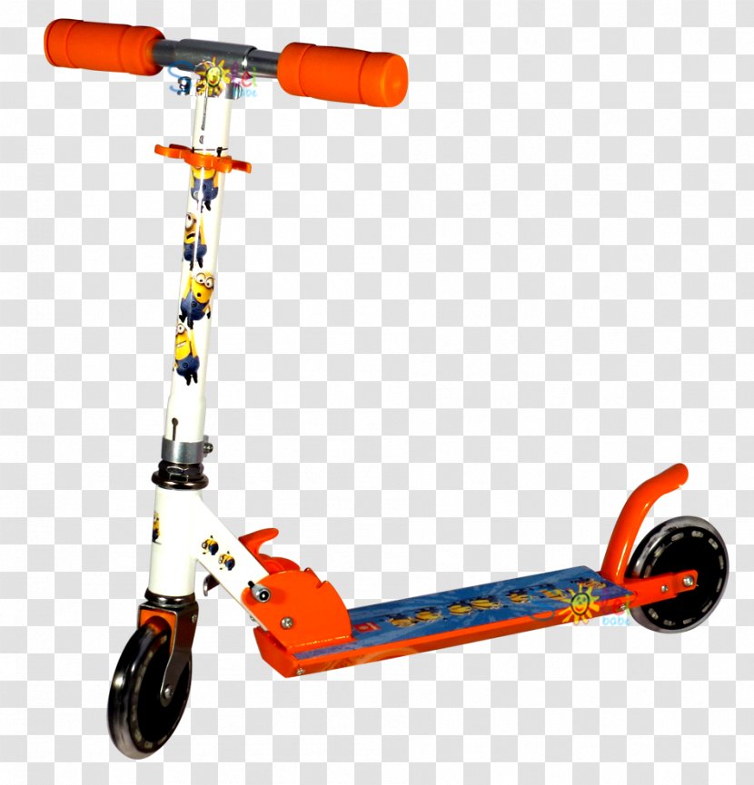 Kick Scooter Bicycle - Orange Transparent PNG