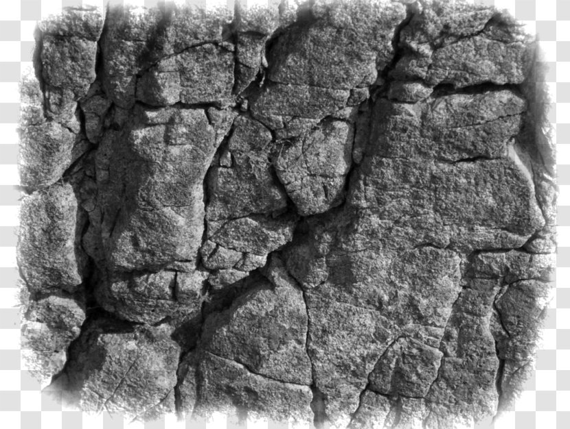 Stone Wall Outcrop White - Texture Transparent PNG