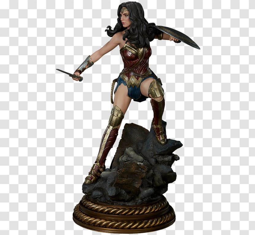 Wonder Woman Statue Figurine Demigod Film - Action Figure - DC Collectibles Transparent PNG