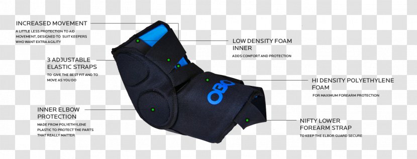 Elbow Pad Shoe - Hockey - Design Transparent PNG