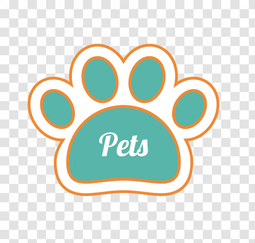 Cat Dog Pet Paw - Cute Tag Material Transparent PNG