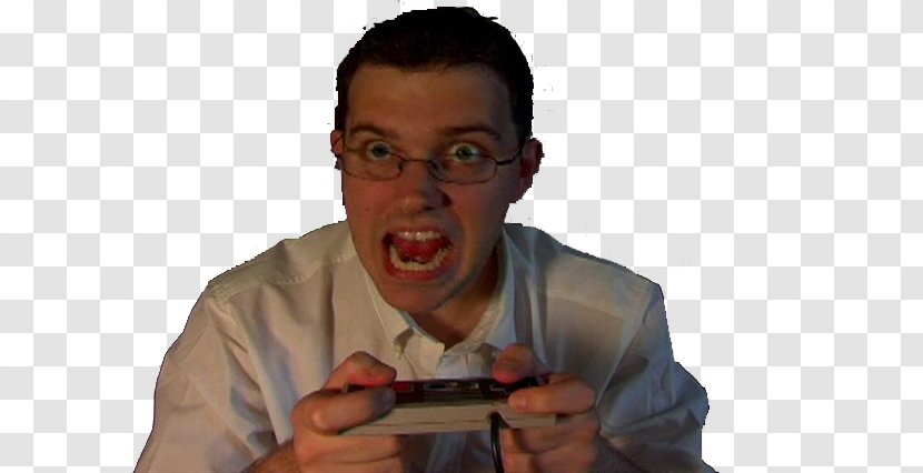 Angry Video Game Nerd James Rolfe YouTube - Angery Transparent PNG