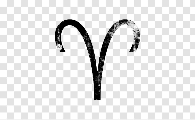Aries Astrological Sign Zodiac - Black And White Transparent PNG