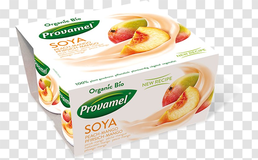 Organic Food Soy Yogurt Alpro Soybean - Coconut - Mango Pudding Transparent PNG