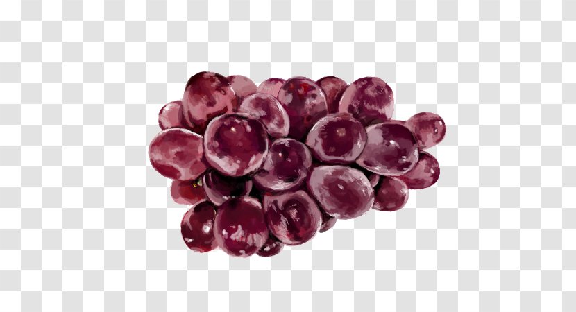 Grape Kyoho Fruit Raisin - Vitis - A Bunch Of Grapes Transparent PNG