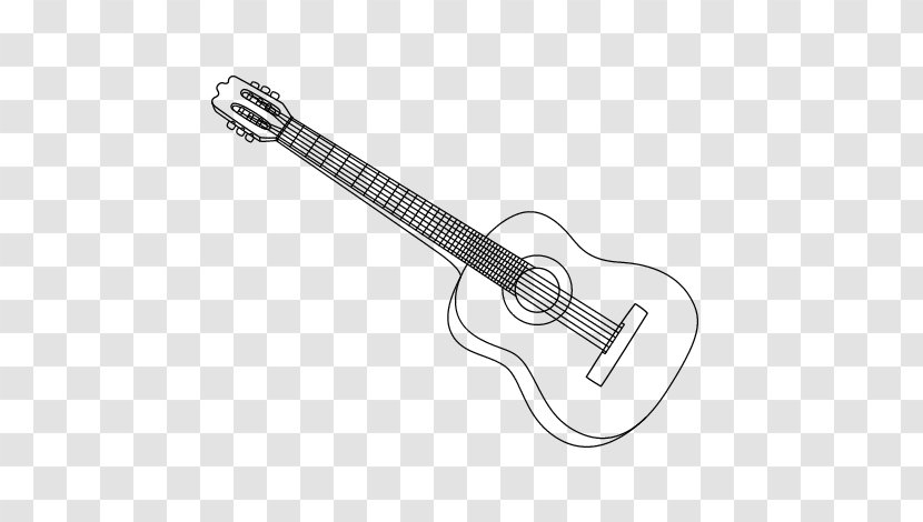 Electric Guitar Acoustic Bass Coloring Book - Tree - Spanish Transparent PNG
