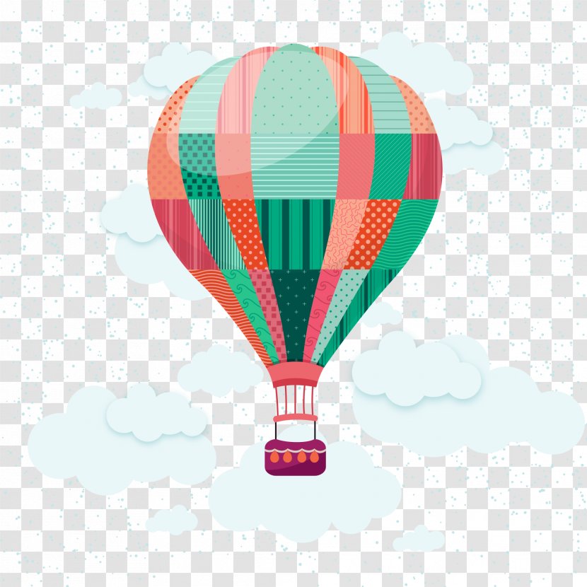 Hot Air Balloon Cartoon Clip Art - Illustration Transparent PNG
