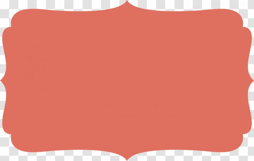 Salmon (color) Picture Frames Pink - Frame Edge Transparent PNG