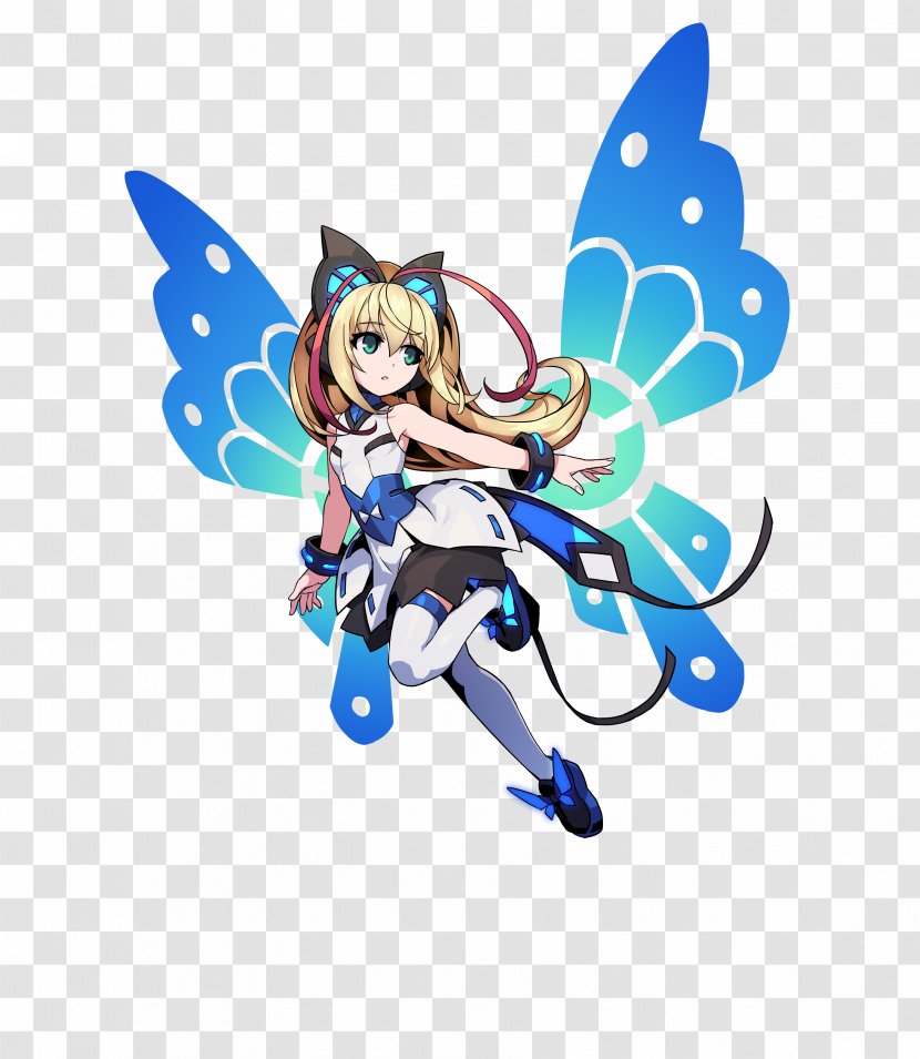 Azure Striker Gunvolt 2 Nintendo 3DS Joule Inti Creates - Flower - Wings Transparent PNG