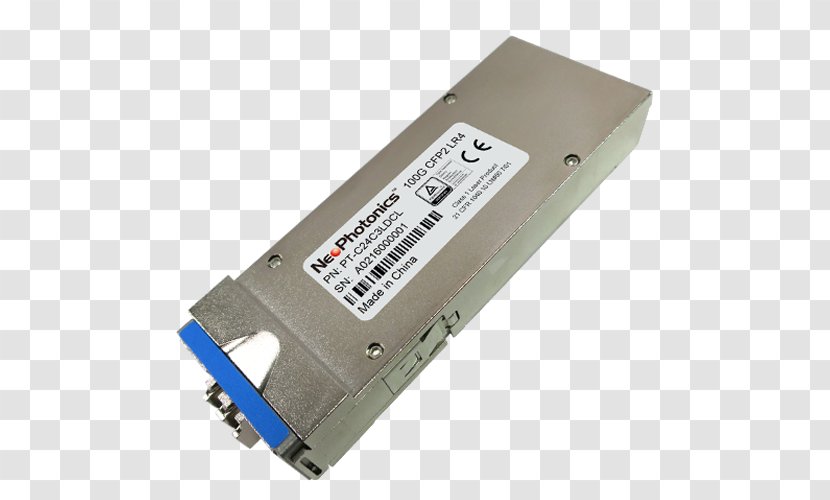 Power Converters Small Form-factor Pluggable Transceiver 100 Gigabit Ethernet C - Electronics Accessory - Light Transparent PNG