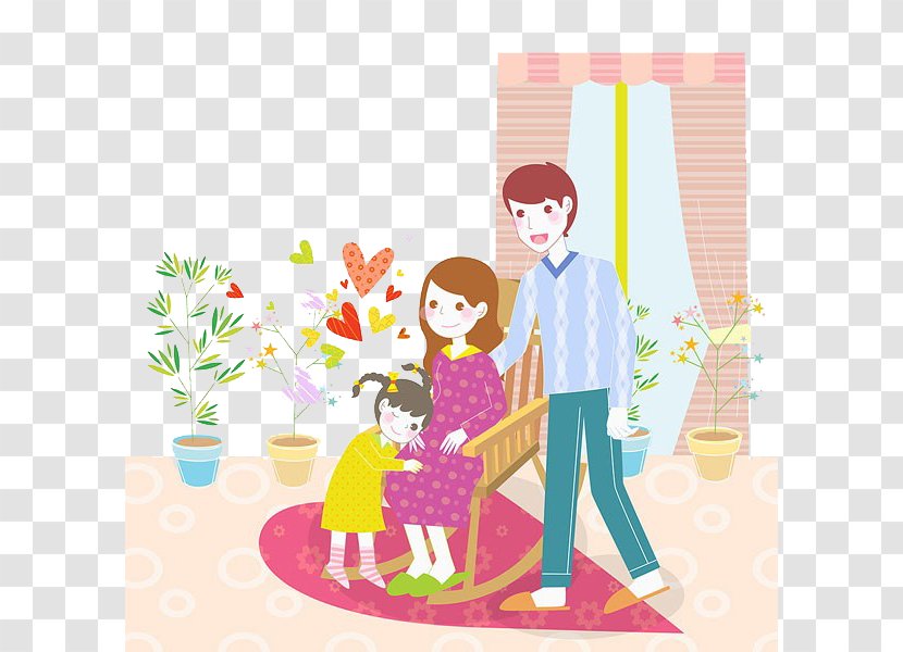 Child Parent Illustration - Paper - Children And Parents Transparent PNG