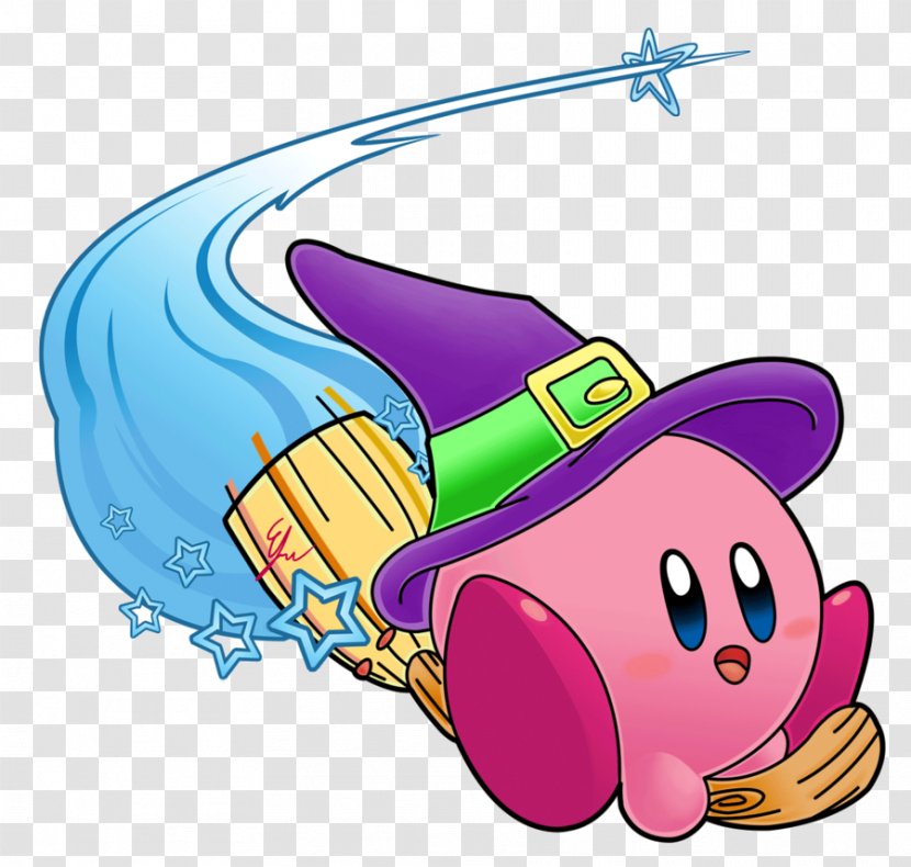 Kirby Super Star Ultra Kirby's Return To Dream Land Kirby: Nightmare In Adventure - 64 The Crystal Shards - Witch Broom Transparent PNG