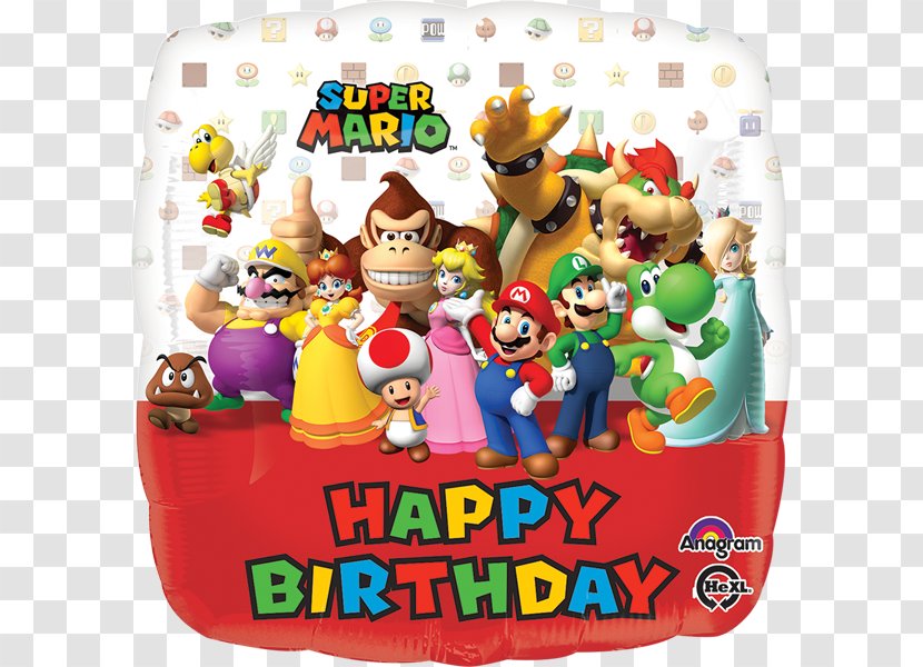 New Super Mario Bros. Wii Party Luigi - Balloon - Bros Transparent PNG