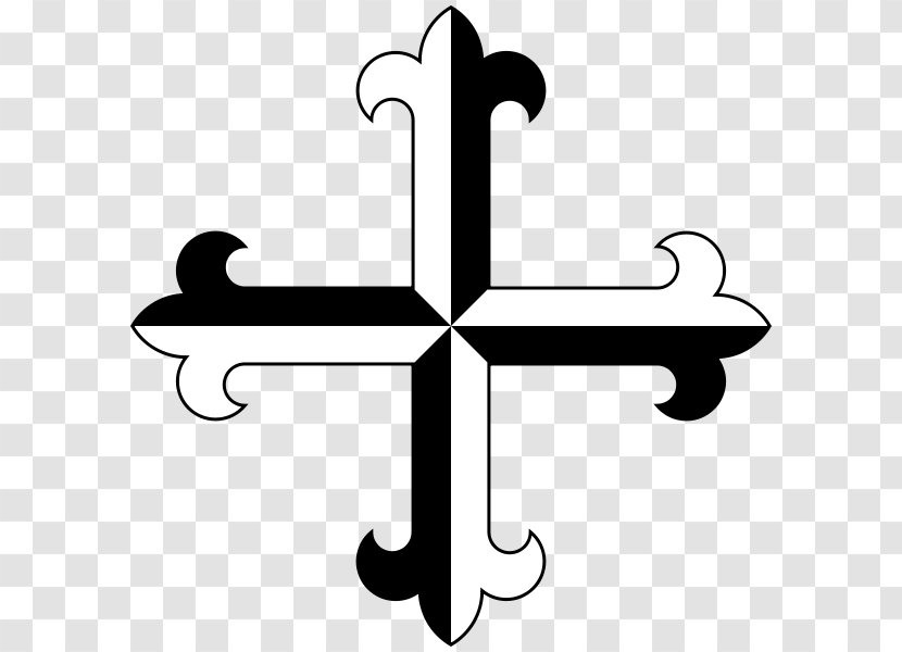 Dominican Order Christian Cross Third Of Saint Dominic Croce Domenicana - Scale Vector Transparent PNG