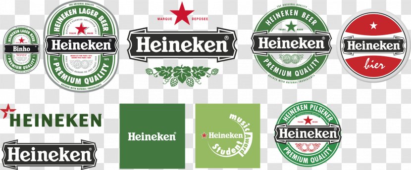 Beer Heineken Budweiser Logo Label Transparent PNG