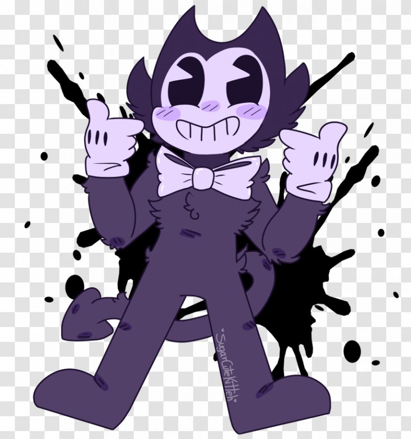 Bendy And The Ink Machine Drawing Image Hello Neighbor Fan Art - Lei Transparent PNG