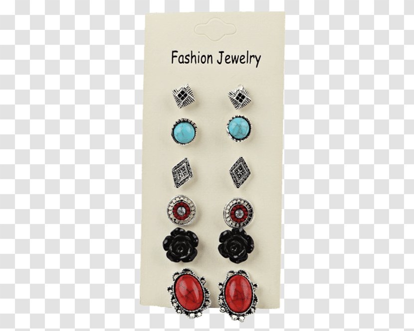 Earring Gemstone Jewellery Clothing Accessories Boho-chic - Shirt Stud - Boho Pattern Transparent PNG