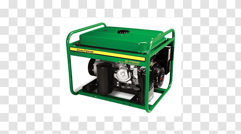 John Deere Electric Generator Engine-generator Electricity Agriculture - Industry - New Equipment Transparent PNG