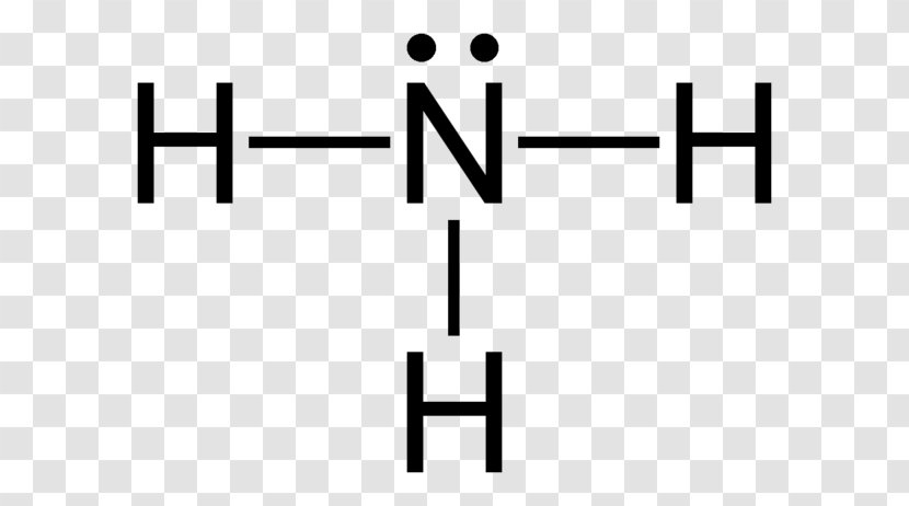 Lewis Structure Ammonia Molecule Chemistry Ammonium - Flower - Dot Formula Transparent PNG