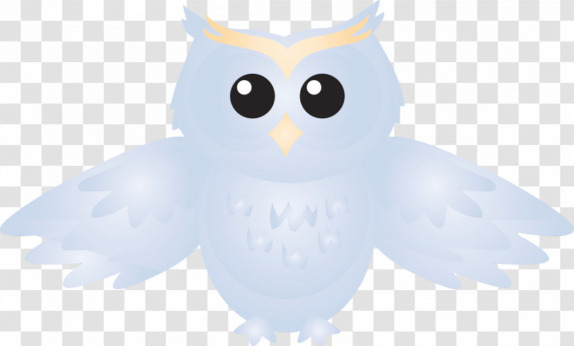 Owl Snowy Owl Bird White Bird Of Prey Transparent PNG