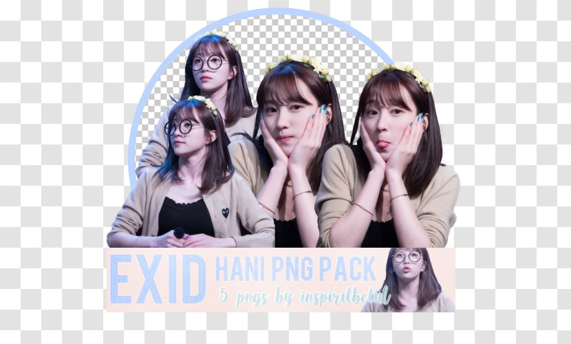 EXID Lady Art - Frame - Hani Transparent PNG