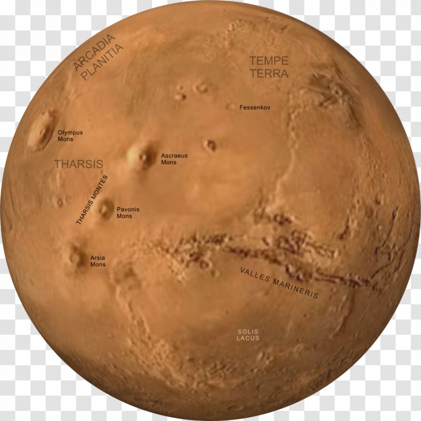 Atmosphere Of Mars Planet Sun Earth - Desert Transparent PNG