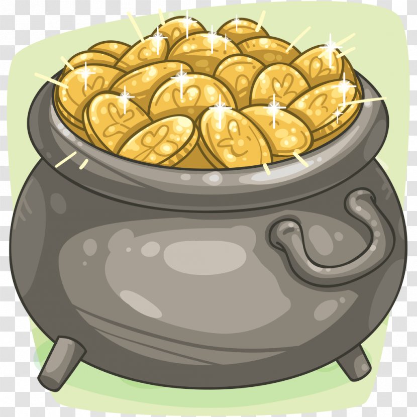 Tableware Dish Network - Pot Of Gold Transparent PNG