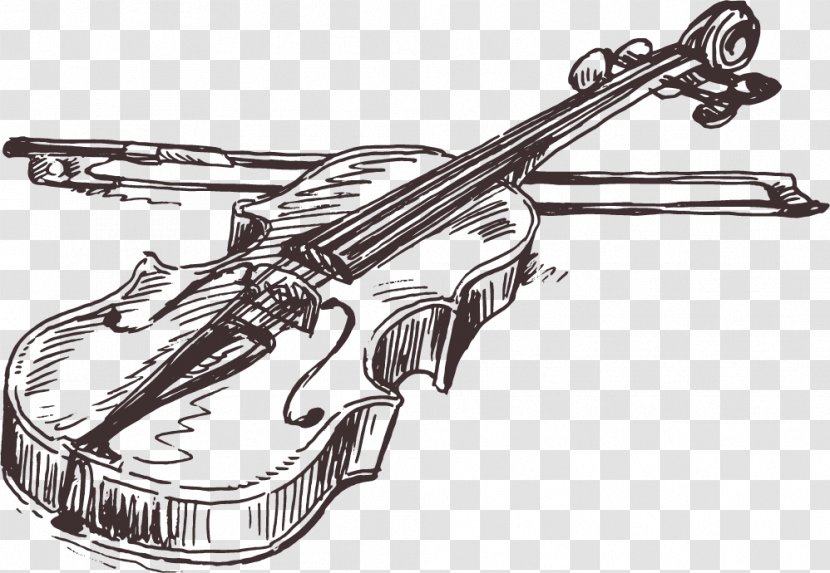 Violin Musical Instrument - Cartoon Transparent PNG