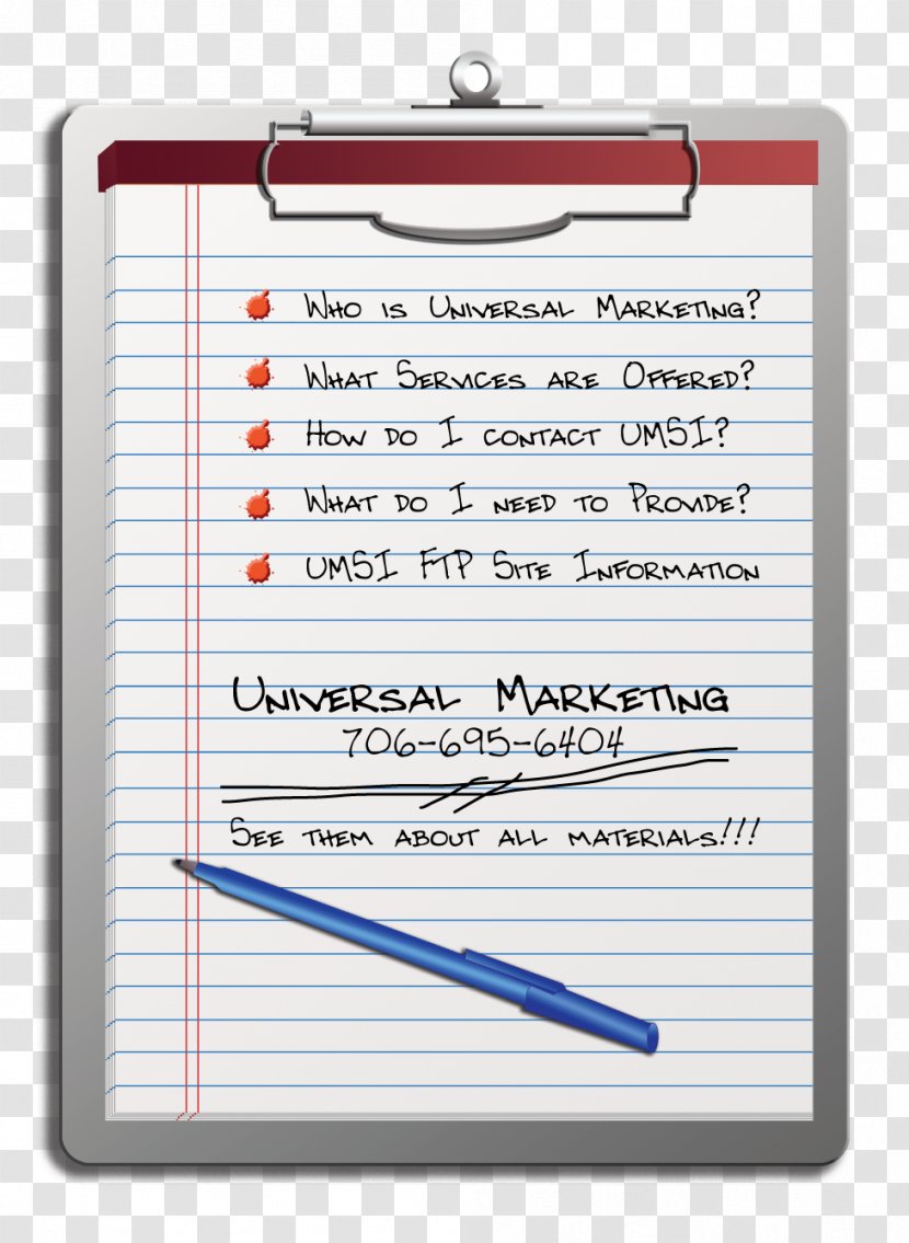 Document Paper Handwriting Clipboard Transparent PNG