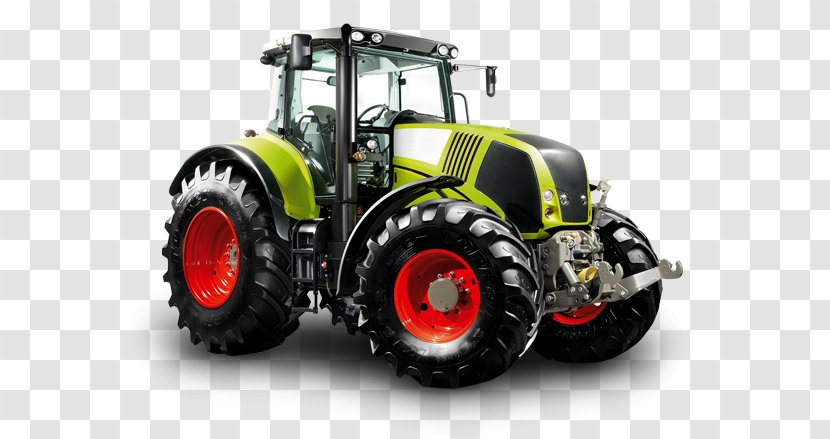 John Deere Tractor Claas Axion Agriculture - Truck Transparent PNG