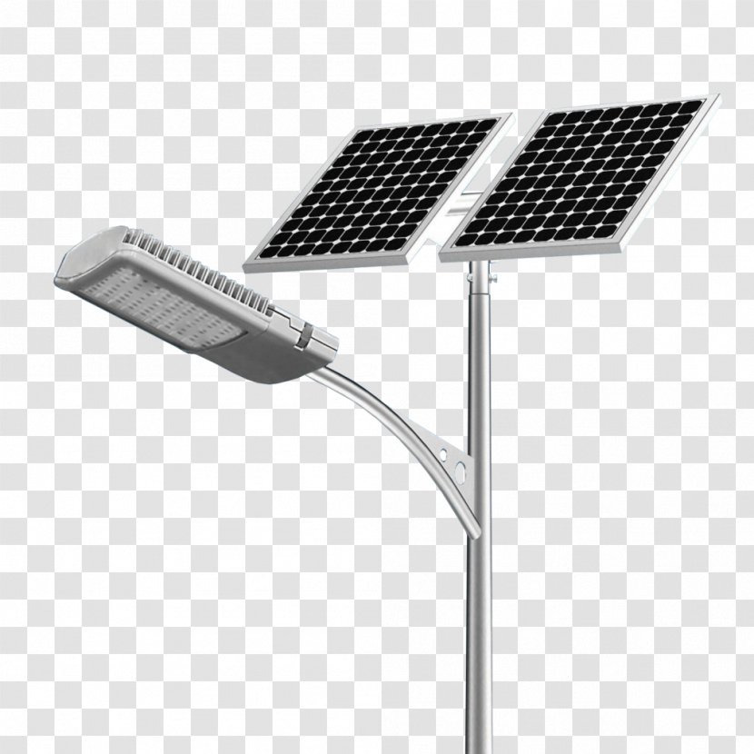 Solar Street Light LED Lamp - Led - Streetlight Transparent PNG