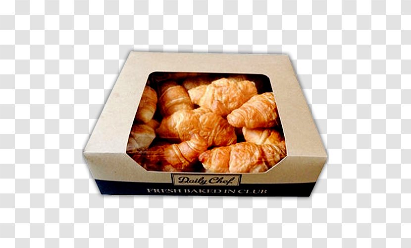 Croissant Bakery Packaging And Labeling Box Small Bread - Cardboard Transparent PNG