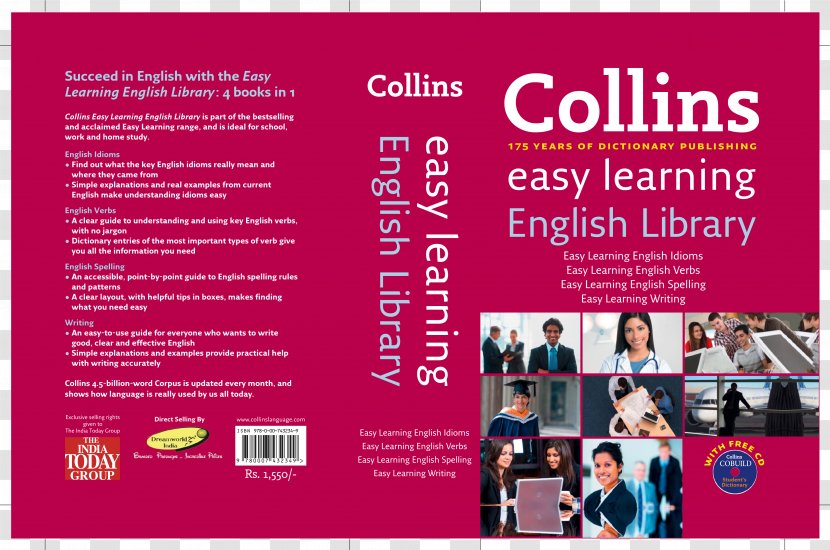 Collins Complete French Book Brand Display Advertising - Learning Transparent PNG