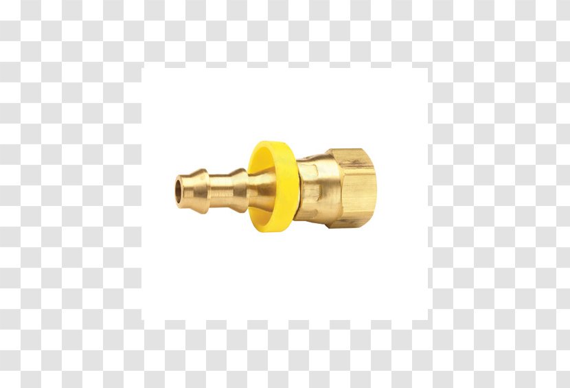 JIC Fitting Hose Barb Piping And Plumbing Screw Thread - Hardware - Brass Transparent PNG