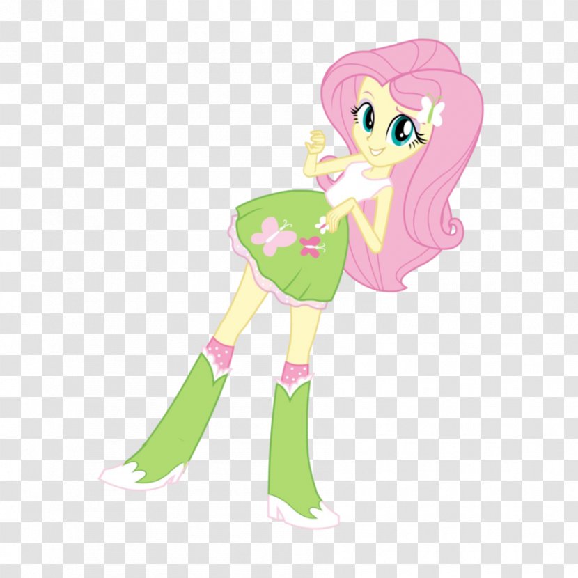 Fluttershy Pony Rainbow Dash Pinkie Pie Twilight Sparkle - Fictional Character - Equestria Girls Collapsing Transparent PNG