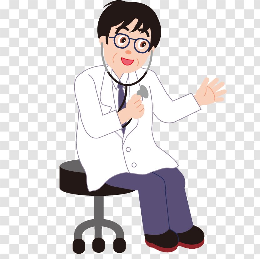 Physician Patient - Silhouette - Doctor Stock Image Transparent PNG