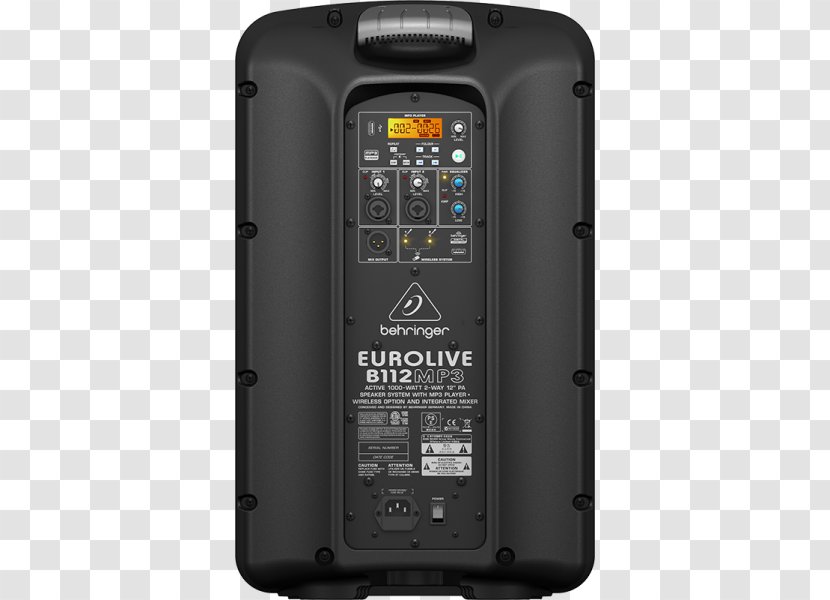 BEHRINGER Eurolive B1 Series Loudspeaker B1-MP3 B2 - Telephone - Accoustic Guitar Transparent PNG