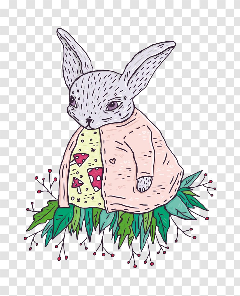 Domestic Rabbit Easter Bunny Hare Illustration - Decent Transparent PNG