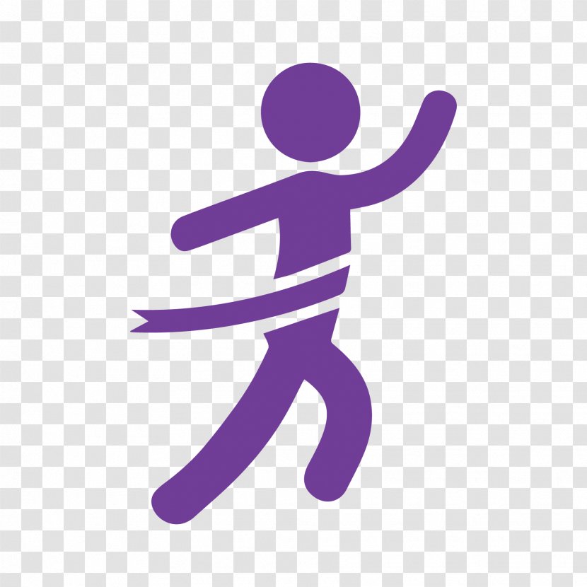 Racewalking Sports Communicatietraining Racing - Purple - Balance Training Physical Therapy Transparent PNG