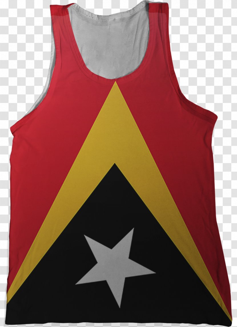 Timor-Leste T-shirt Sleeveless Shirt Flag Of Azerbaijan Active Tank M - Timorleste - Tshirt Transparent PNG