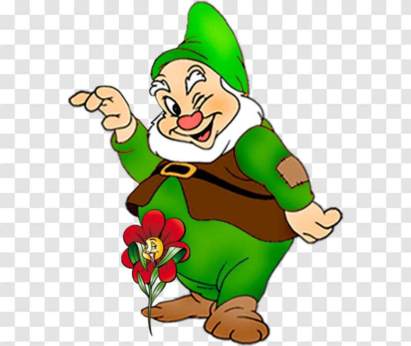 Seven Dwarfs Bashful Sneezy Dopey - Drawing Transparent PNG