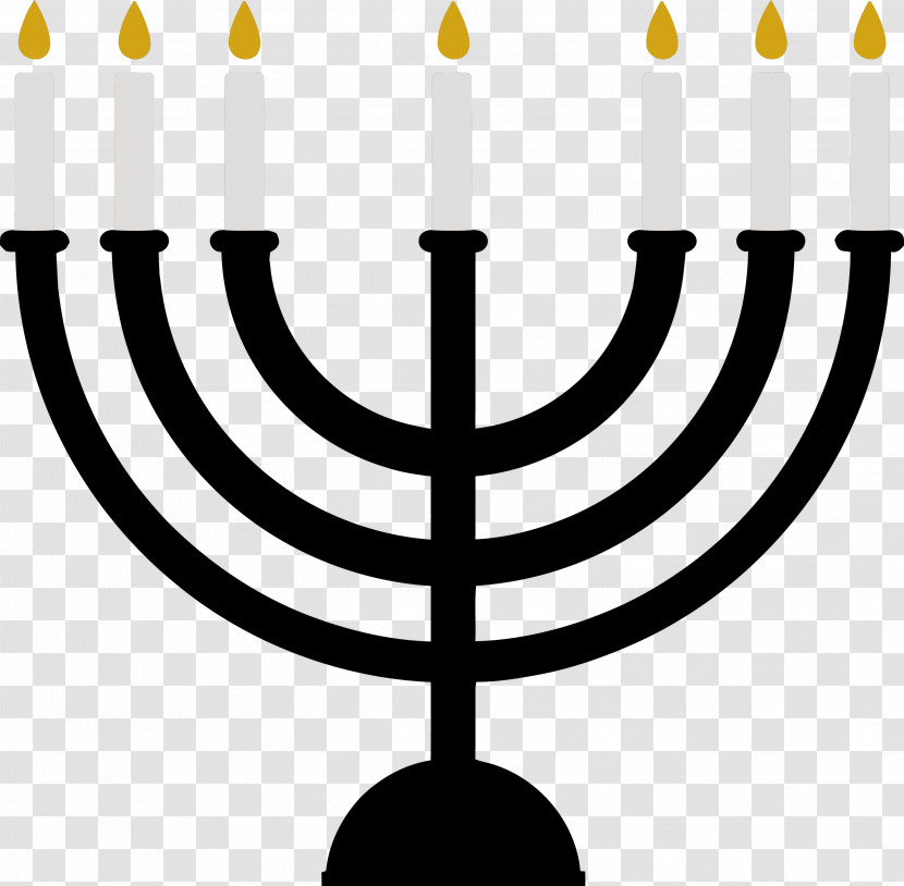 Hanukkah Candle Hanukkah Happy Hanukkah Transparent PNG