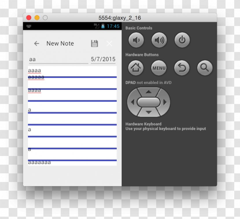 Nook Color Android Software Development Emulator - Library - Under Line Transparent PNG